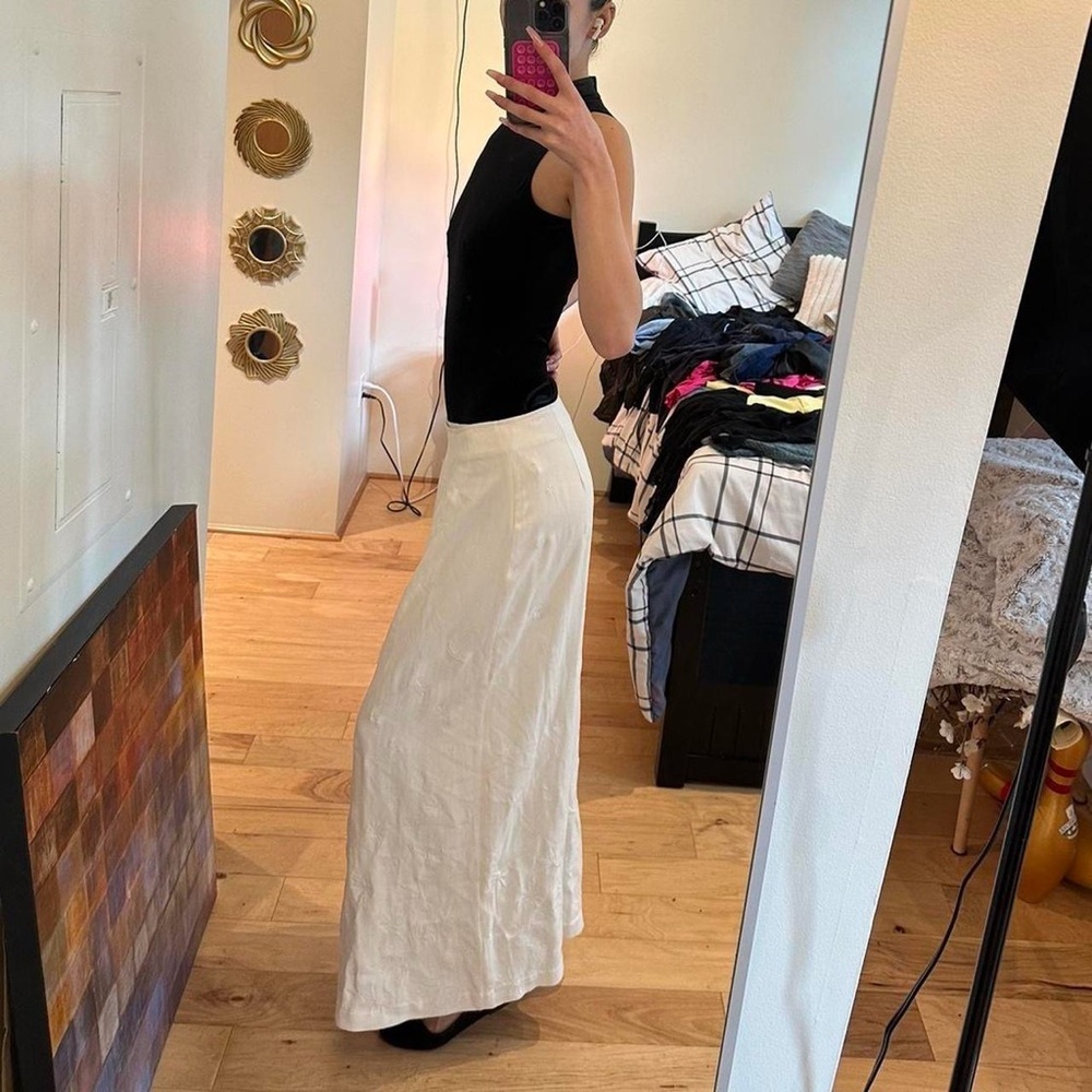 Tommy Bahama Cream Maxi Skirt - Picture 2 of 4